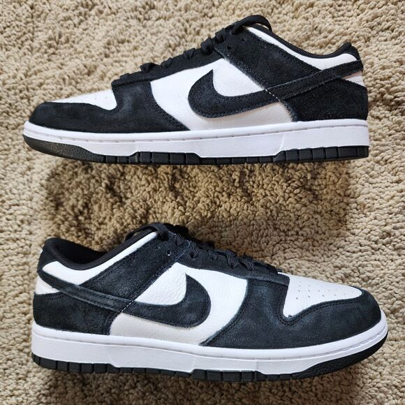 Nike Dunk Low SE Suede Panda Brand New Sz 9.5 - Picture 2 of 8